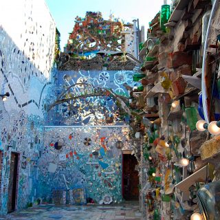 Philly Magic Gardens near Old City Philadelphia apartment